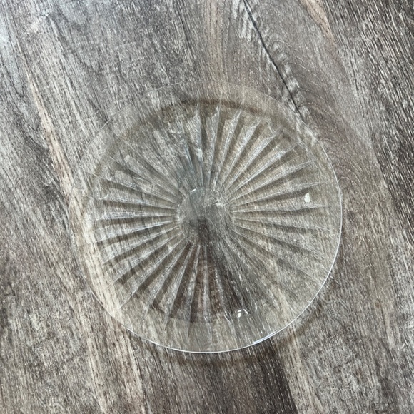 Vintage French VAL ST. LAMBERT Crystal Plate Signed - Picture 2 of 3